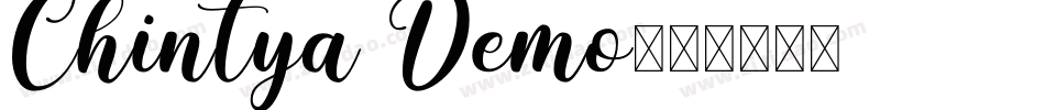 Chintya Demo字体转换